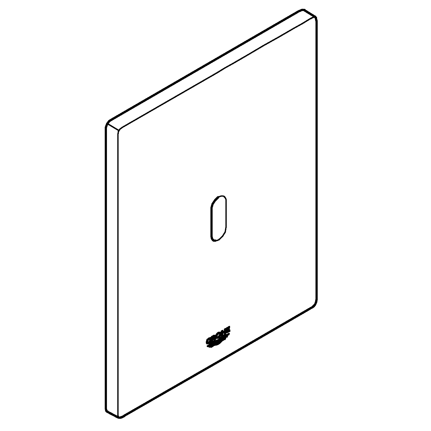 WC-Infrarot-Elektronik Tectron Bau E 39882, 6 V Lithium-Batterie, für Neuinstallationen und zur Nachrüstung mit Spülkasten GD2, alpinweiß