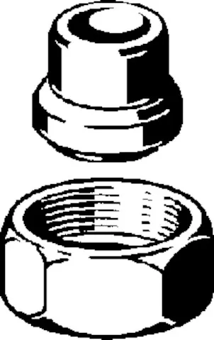 Viega „Raxofix“ Anschlussverschraubung vernickelt 15 mm × 3/4″ Viega „Raxofix“ Anschlussverschraubung vernickelt 15 mm × 3/4″