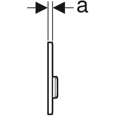 Urinalsteuerung mit pneumatischer Spülauslösung, Typ 50 Betätigungsplatte: sand-grau / Glas Urinalsteuerung mit pneumatischer Spülauslösung, Typ 50 Betätigungsplatte: sand-grau / Glas