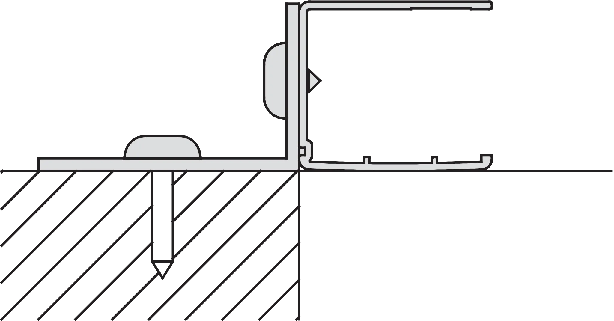 Kermi Duschdesign Wandanschlussprofil „IBIZA 2000“ 1850 mm in Silber Mattglanz Kermi Duschdesign Wandanschlussprofil „IBIZA 2000“ 1850 mm in Silber Mattglanz