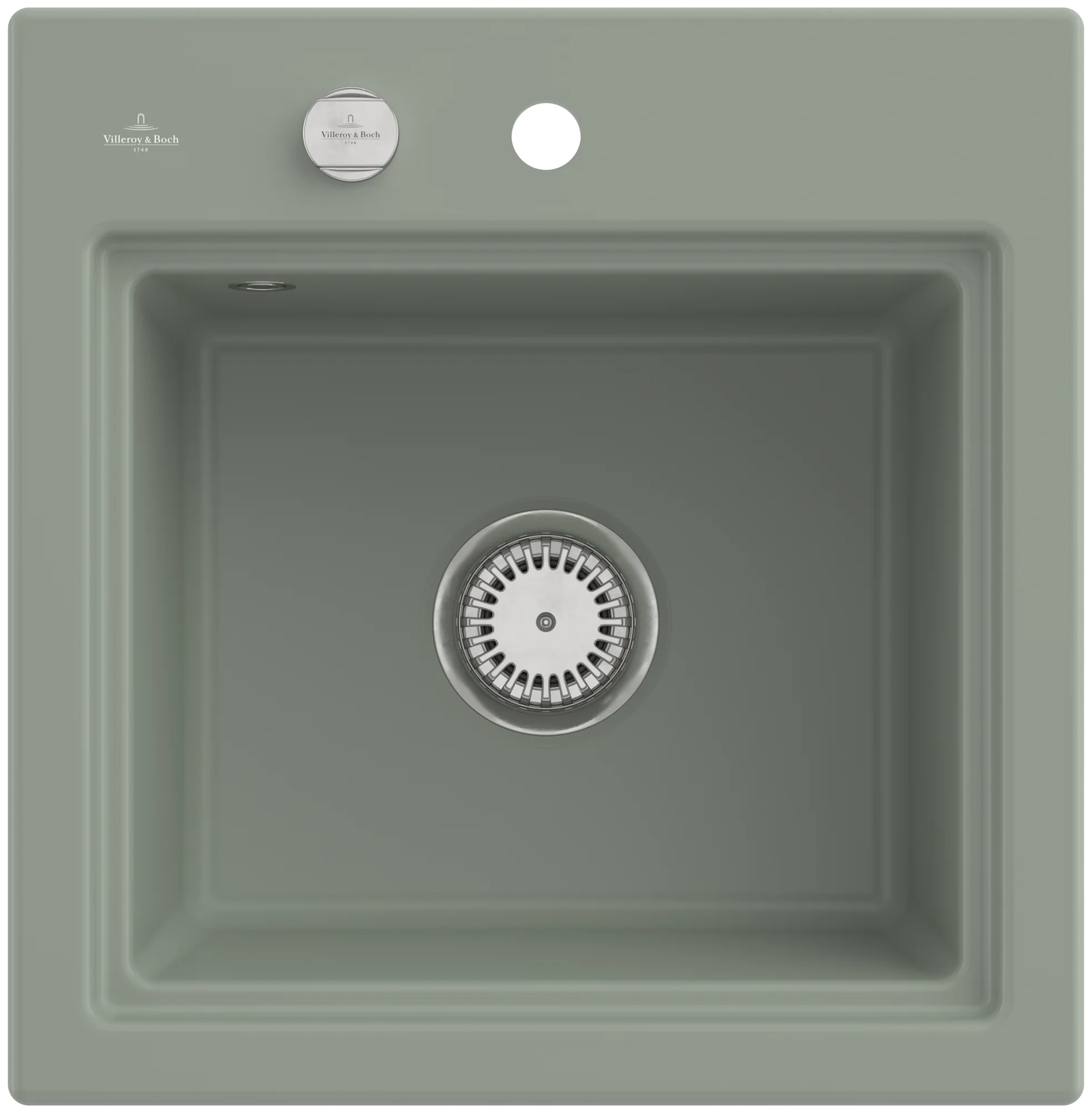 Villeroy & Boch Einbauspüle Subway Style 50 S 335502, 500x510mm, Morgen Grün CeramicPlus Villeroy & Boch Einbauspüle Subway Style 50 S 335502, 500x510mm, Morgen Grün CeramicPlus