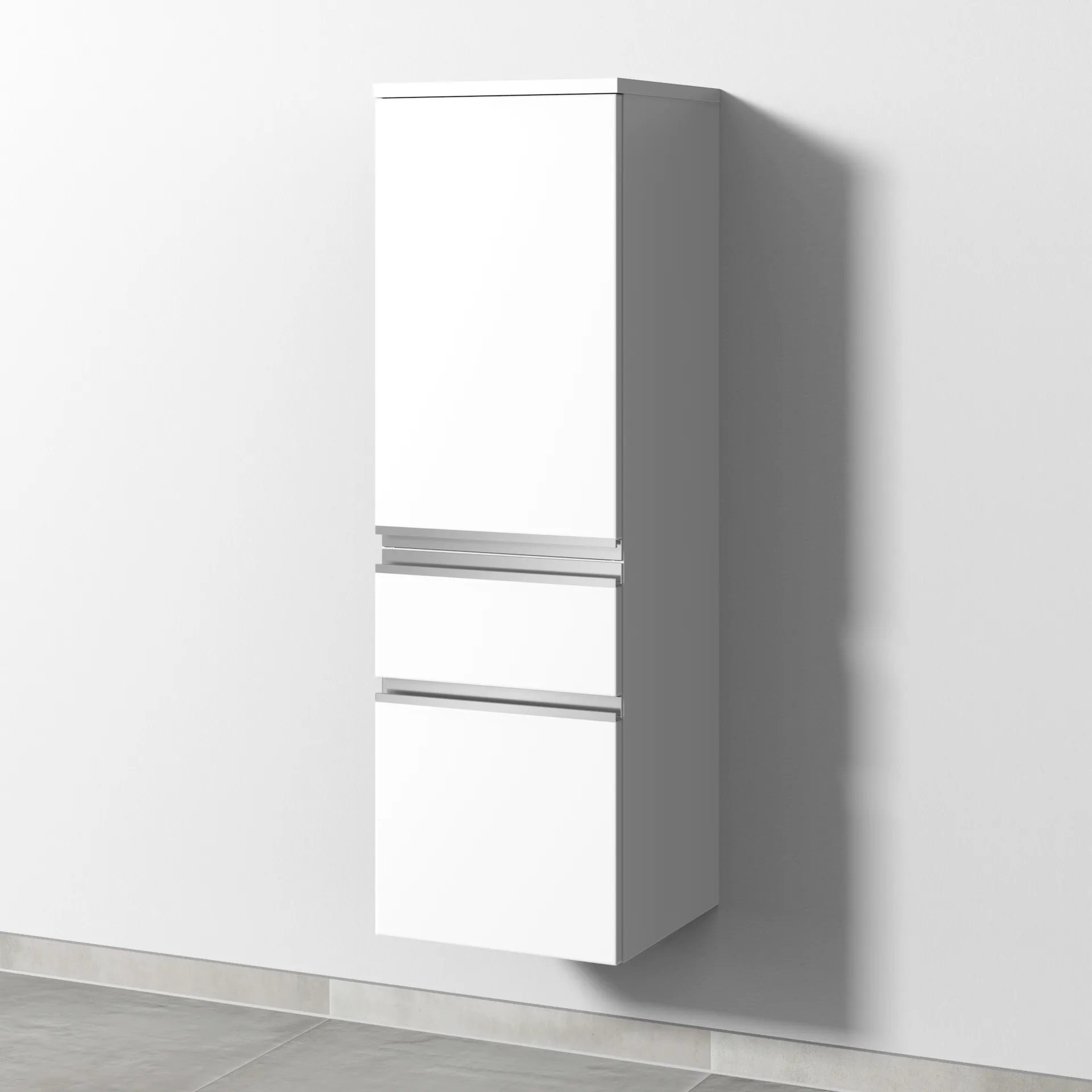 Sanipa Mittelschrank „2morrow“ 350 × 1105 × 350 mm in Weiß (matt)