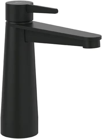 Einhand-Waschtischarmatur „Conum“ 16,5 cm Ausladung 129 mm in Matt Black Einhand-Waschtischarmatur „Conum“ 16,5 cm Ausladung 129 mm in Matt Black