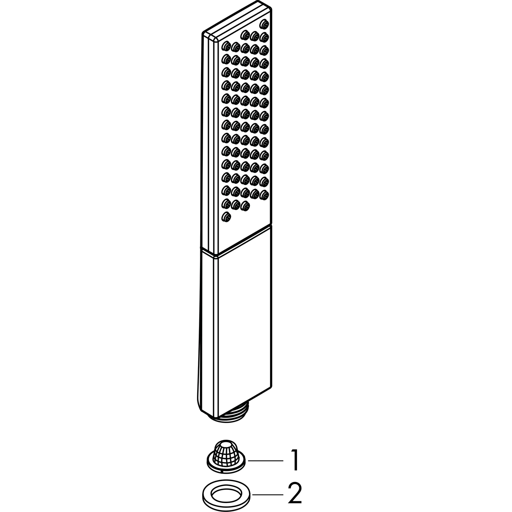 Handbrause Rainfinity 1jet chrom Handbrause Rainfinity 1jet chrom