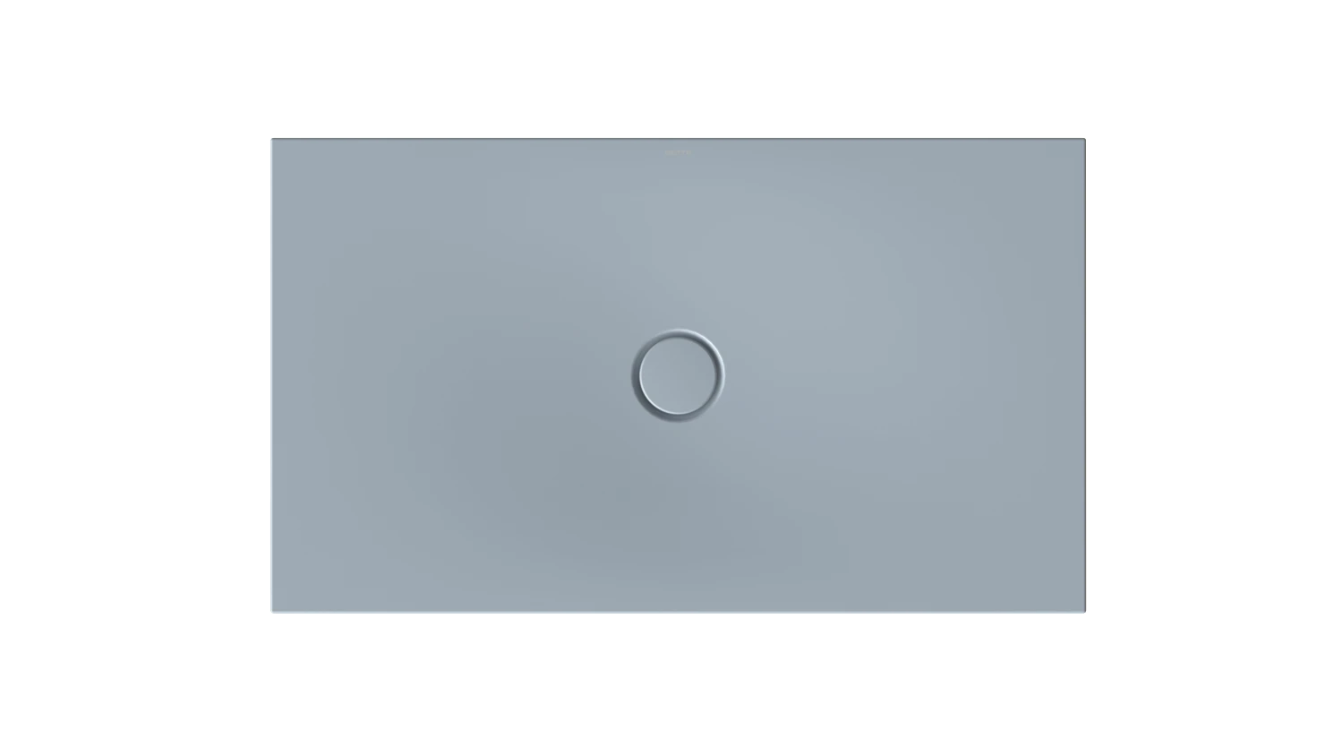 Bette rechteck Duschwanne „BetteFloor“ 1200 × 700 mm ohne Oberflächenbeschichtung, ohne Oberflächenveredelung, ohne Wannenträger, in Blue Satin