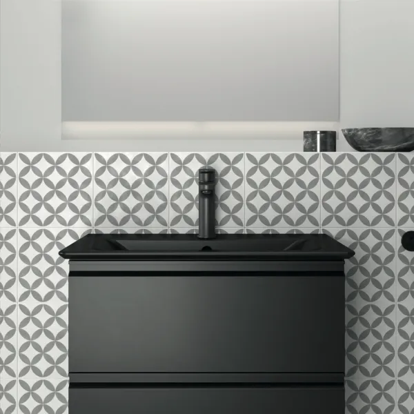 Ideal Standard Waschtischarmatur Cerafine O Serie, H120, Ausladung 125 mm, Farbe Silk Black