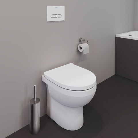 Duravit Stand-Tiefspül-WC inkl. WC-Sitz „No.1“ 51 × 38,6 × 46,5 cm, Befestigung sichtbar Duravit Stand-Tiefspül-WC inkl. WC-Sitz „No.1“ 51 × 38,6 × 46,5 cm, Befestigung sichtbar