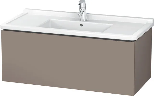 Duravit Waschtischunterschrank wandhängend „L-Cube“ 102 × 40,8 × 46,9 cm Basalt Matt
