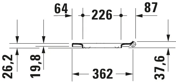 Duravit WC-Sitz „No.1“ 33,1 × 38,5 × 4,2 cm in, Soft Closing, Scharniere Edelstahl Duravit WC-Sitz „No.1“ 33,1 × 38,5 × 4,2 cm in, Soft Closing, Scharniere Edelstahl