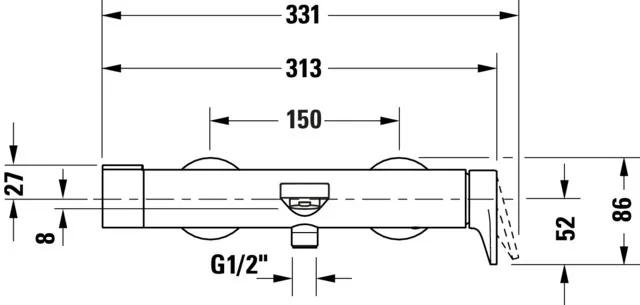 Einhand-Wannenarmatur „Tulum by Starck“ in Schwarz (matt) Einhand-Wannenarmatur „Tulum by Starck“ in Schwarz (matt)
