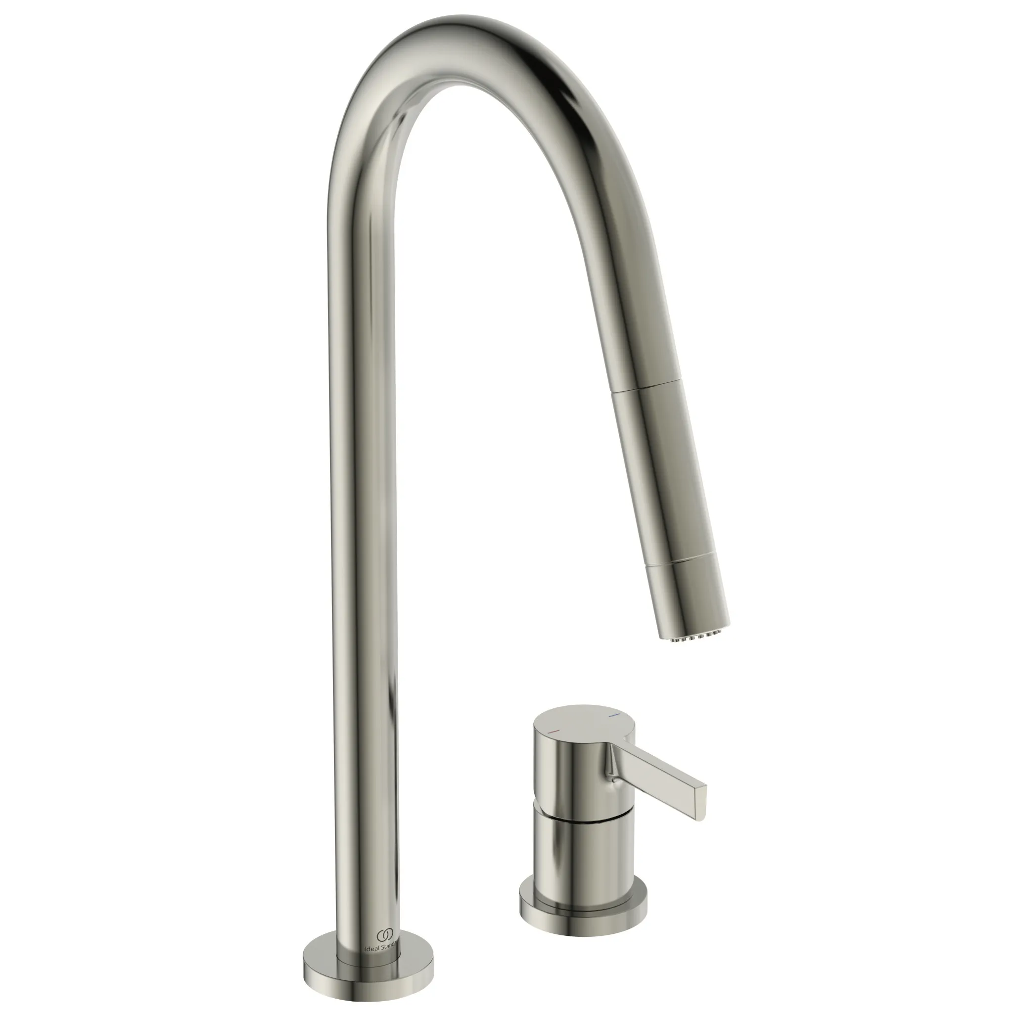 Ideal Standard Gusto 2-Loch Küchenarmatur BD424GN Silver Storm