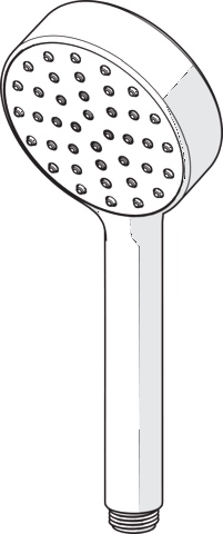 HansaMEDIJET Handbrause HansaMEDIJET 0416 1-strahlig d 95 mm Chrom HansaMEDIJET Handbrause HansaMEDIJET 0416 1-strahlig d 95 mm Chrom