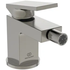 Bidetarmatur Extra Ausladung 113mm mit Ablaufgarnitur Brushed Gold