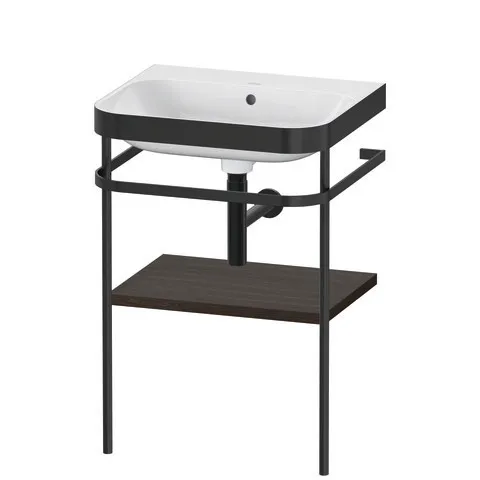 Duravit Waschtischunterschrank mit Metallkonsole „Happy D.2 Plus“ 57,5 × 85 × 49 cm