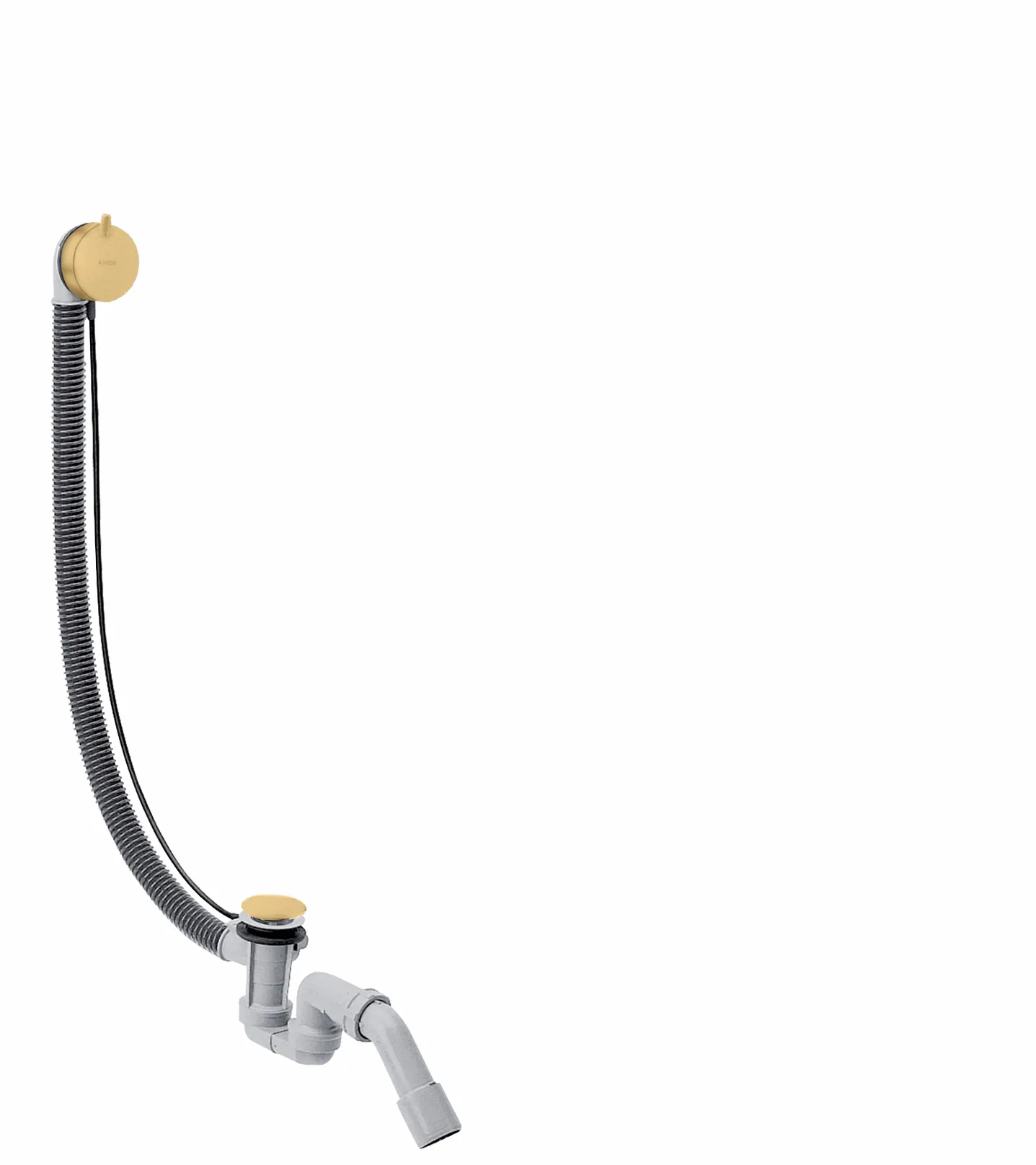Hansgrohe AXOR Komplettset Ablauf- und Überlaufgarnitur für Sonderwannen, Brushed Gold Optic Hansgrohe AXOR Komplettset Ablauf- und Überlaufgarnitur für Sonderwannen, Brushed Gold Optic