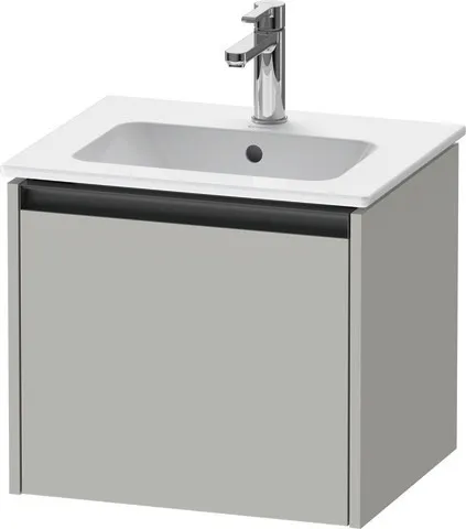 Duravit Waschtischunterschrank wandhängend „Ketho.2“ 51 × 44 × 42 cm in Betongrau Matt