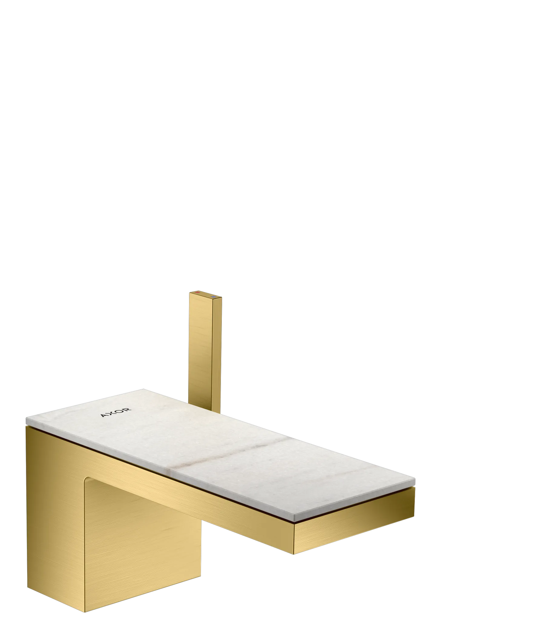 Hansgrohe AXOR MyEdition Mischer mit Platte 200 Marmor Lasa Covelano Vena Oro Hansgrohe AXOR MyEdition Mischer mit Platte 200 Marmor Lasa Covelano Vena Oro