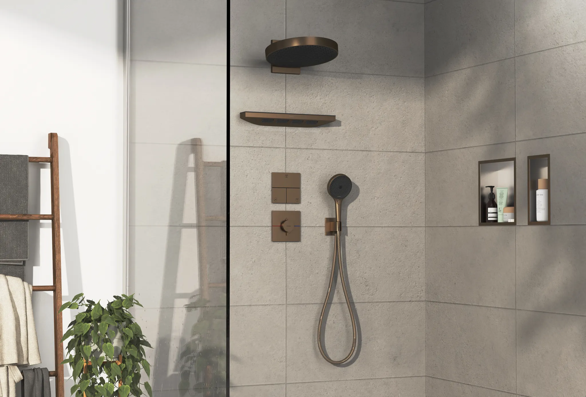 ShowerSelect Comfort E Ventil Unterputz für 3 Verbraucher Chrom ShowerSelect Comfort E Ventil Unterputz für 3 Verbraucher Chrom
