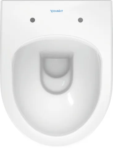 Duravit Wand-Tiefspül-WC Compact inkl. WC-Sitz „No.1“ 36,5 × 48 × 40 cm, Befestigung sichtbar, ohne Spülrand