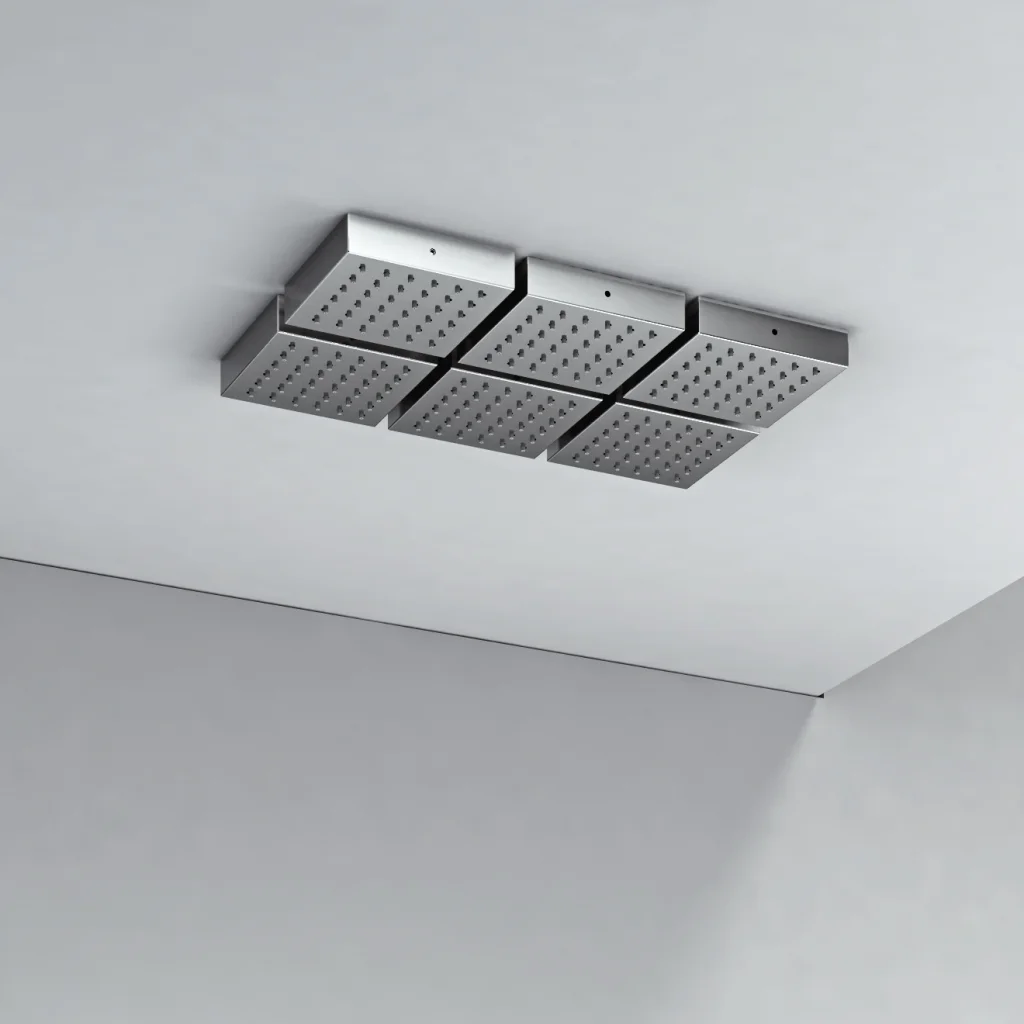 Hansgrohe AXOR ShowerSolutions Montageplatte für Kopfbrause im Mehrfachverbund – präzise und schallentkoppelt