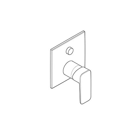 Kludi PURE&STYLE UP-Wafü-/Br.-EHM Push, m. Funktionseinh. für 88022, mattschwarz