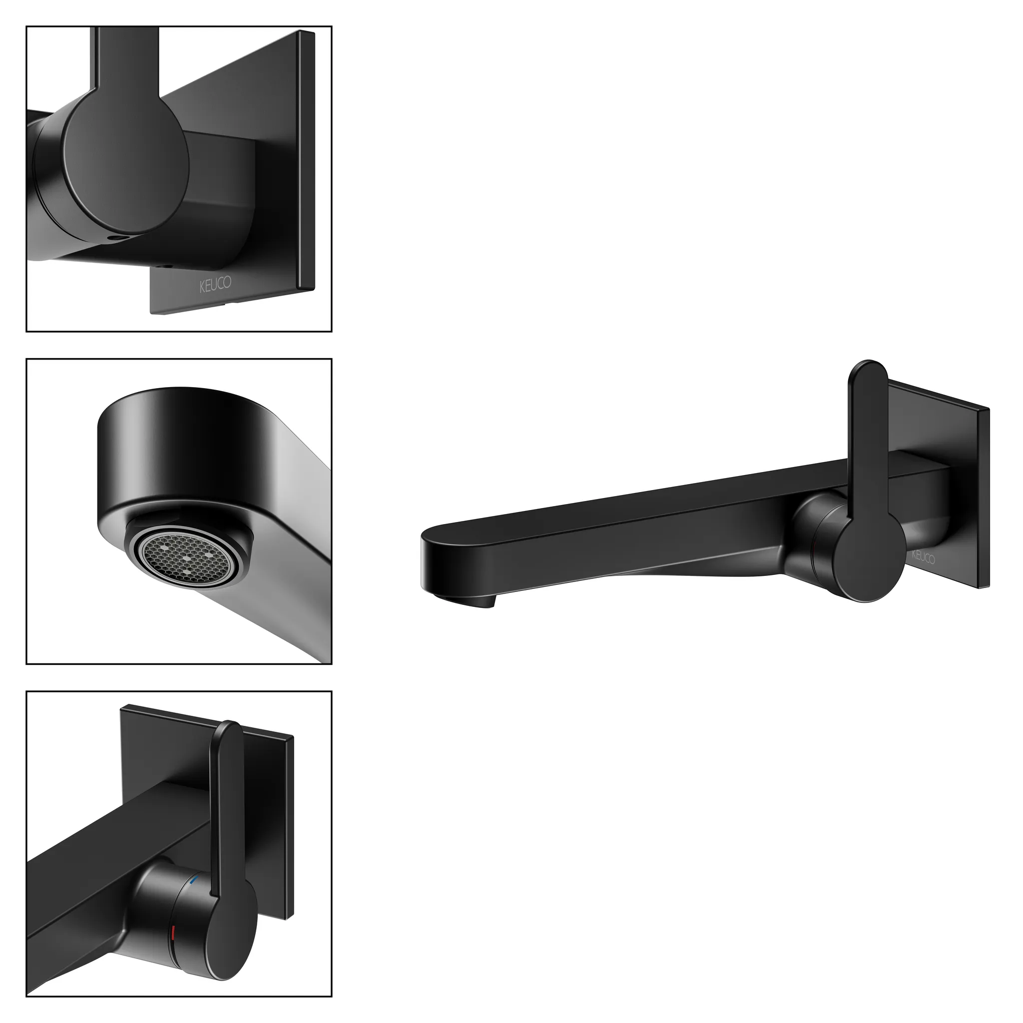 KEUCO IXMO Einhebel-Waschtischmischer Unterputz 1 Loch IXMO Flat schwarz matt KEUCO IXMO Einhebel-Waschtischmischer Unterputz 1 Loch IXMO Flat schwarz matt