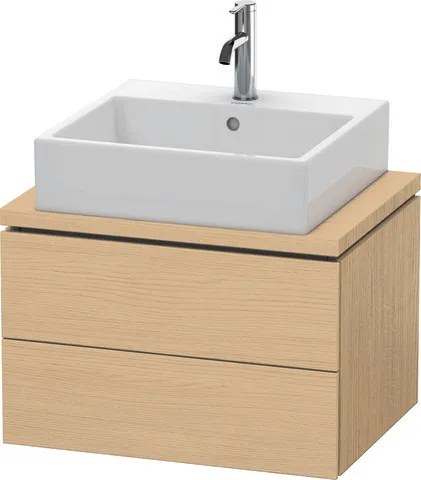 Duravit Waschtischunterschrank wandhängend „L-Cube“ 62 × 40 × 47,7 cm Eiche Natur Duravit Waschtischunterschrank wandhängend „L-Cube“ 62 × 40 × 47,7 cm Eiche Natur