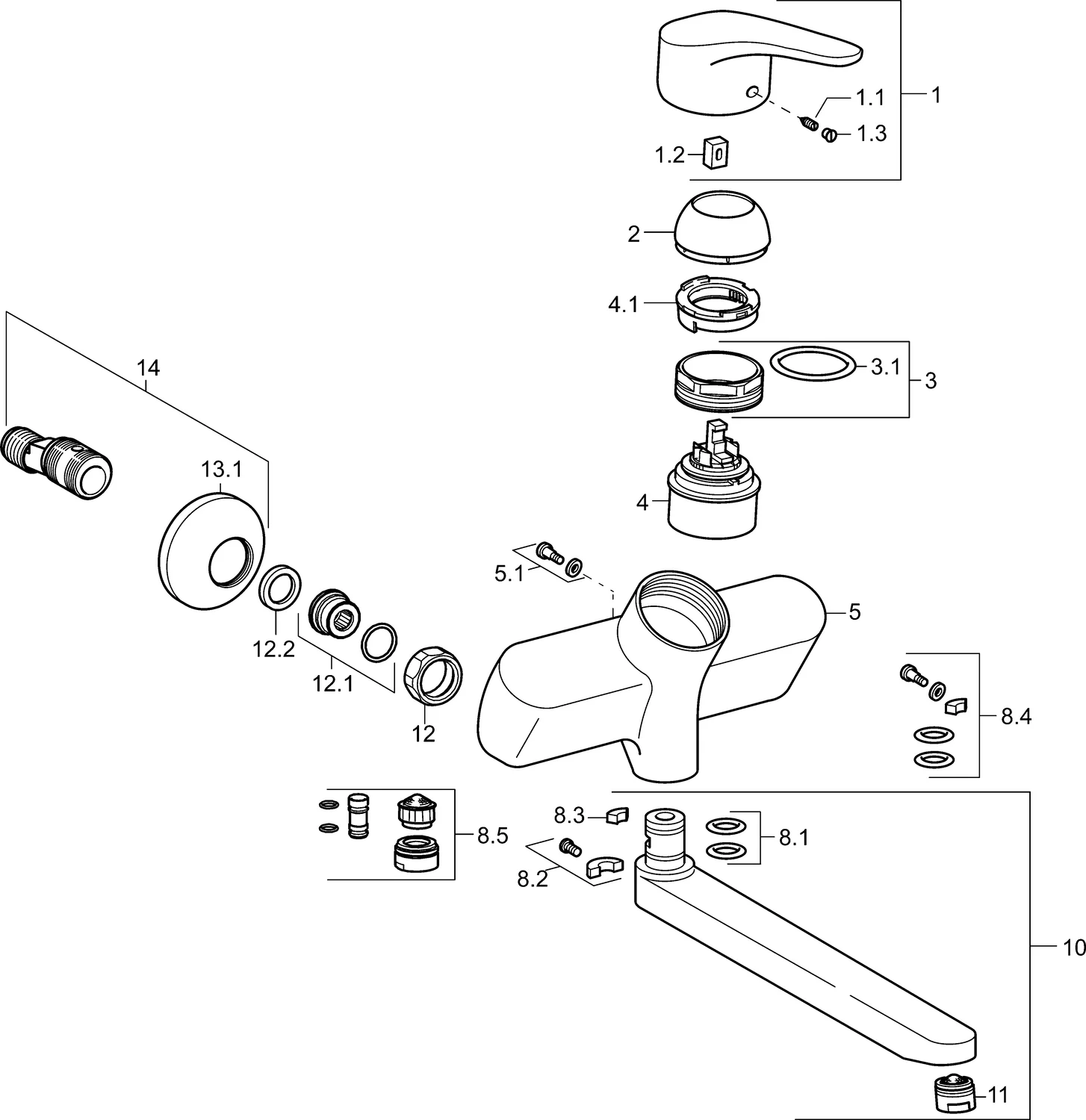 HansaMIX Waschtischarmatur, Einhebelmischer, Ausladung 246mm, DN15, Chrom HansaMIX Waschtischarmatur, Einhebelmischer, Ausladung 246mm, DN15, Chrom