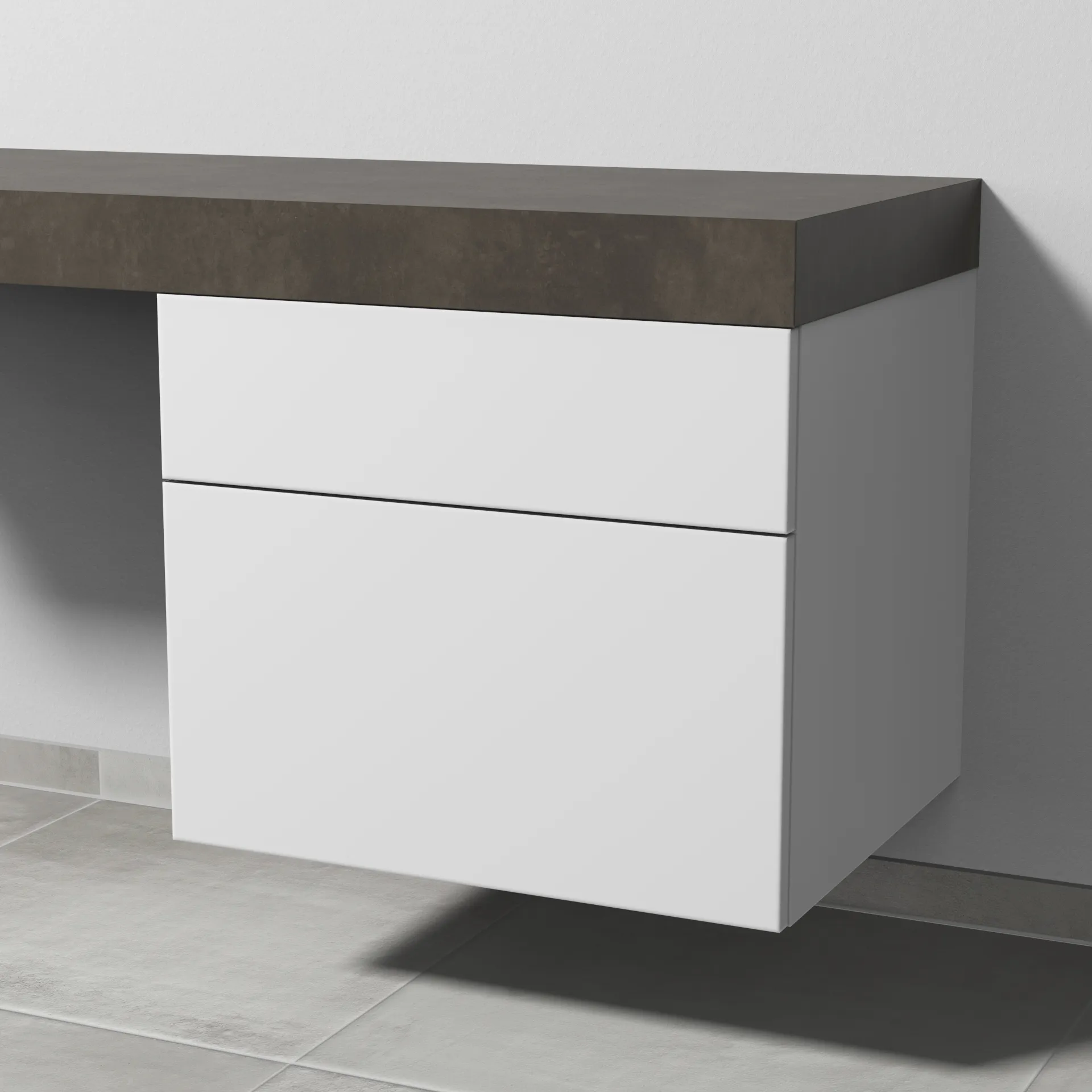 Sanipa Unterschrank „2morrow“ 600 × 510 × 520 mm in Weiß (matt)