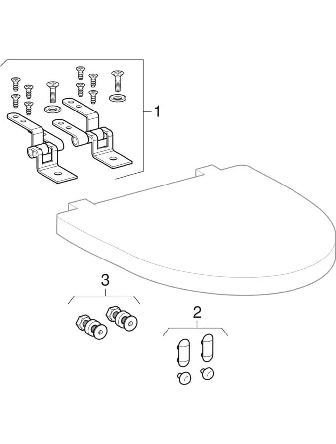 Geberit WC-Sitz ehemals Keramag „F1“ in weiß alpin