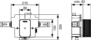 TECEbox Urinalspülergehäuse U 2 TECEbox Urinalspülergehäuse U 2