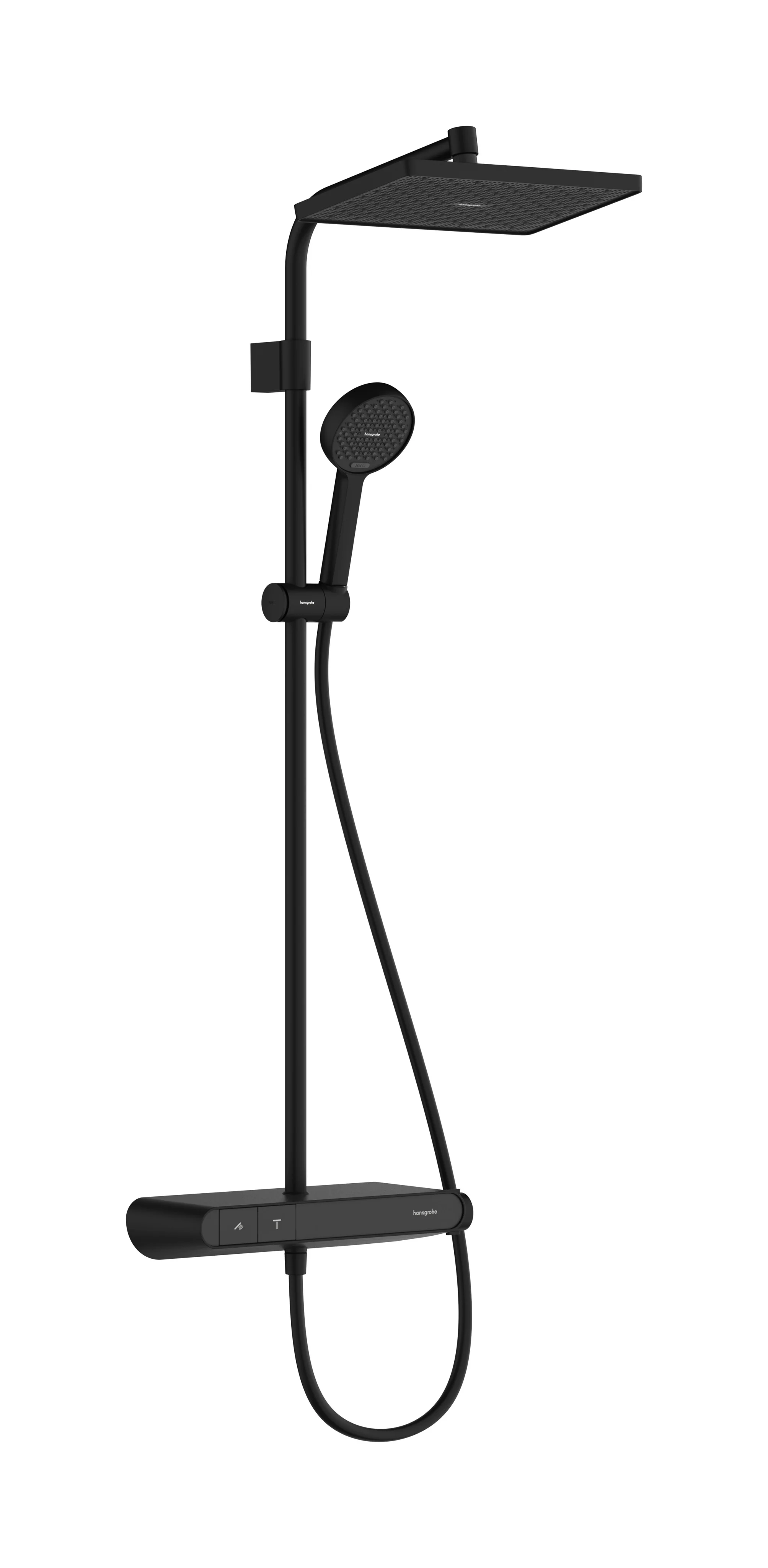 Activera Q Showerpipe 290/180 1jet EcoSmart mit ShowerTablet Select 360 Varia, Oberfläche: Chrom