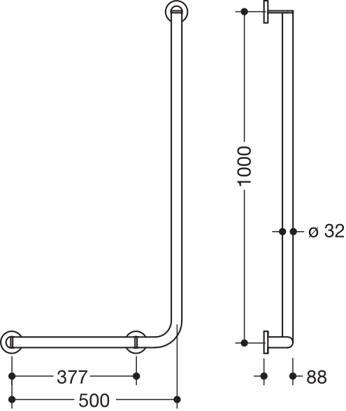 HEWI Haltegriff „System 900“