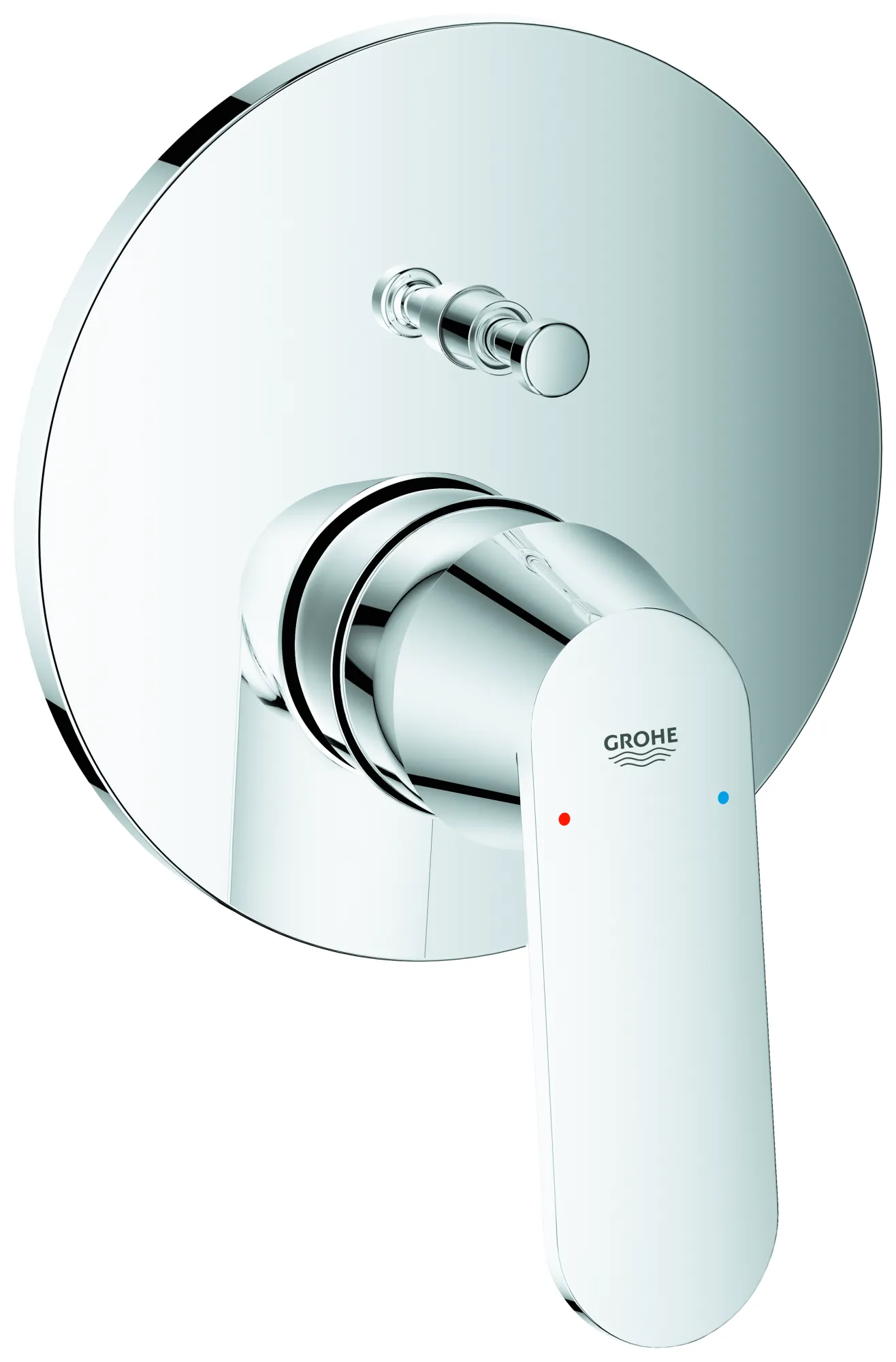 Einhand-Wannenbatterie Eurosmart Cosmopolitan 24045, Fertigmontageset für Rapido SmartBox, chrom Einhand-Wannenbatterie Eurosmart Cosmopolitan 24045, Fertigmontageset für Rapido SmartBox, chrom