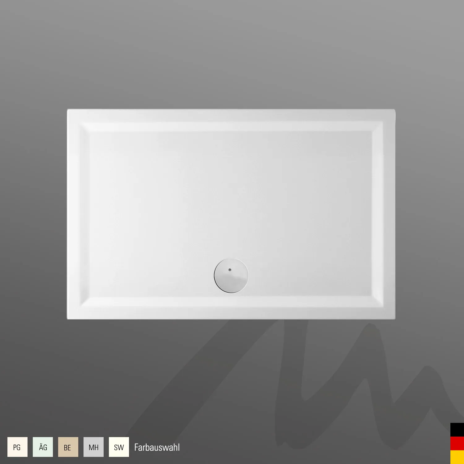 Mauersberger Duschwanne „lupina“ 1400 × 900 mm in Bahama-Beige