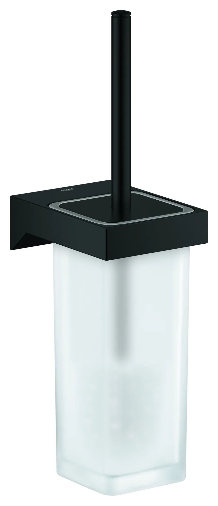 Grohe Toilettenbürstengarnitur „Selection Cube“ in matte black, Befestigung verdeckt