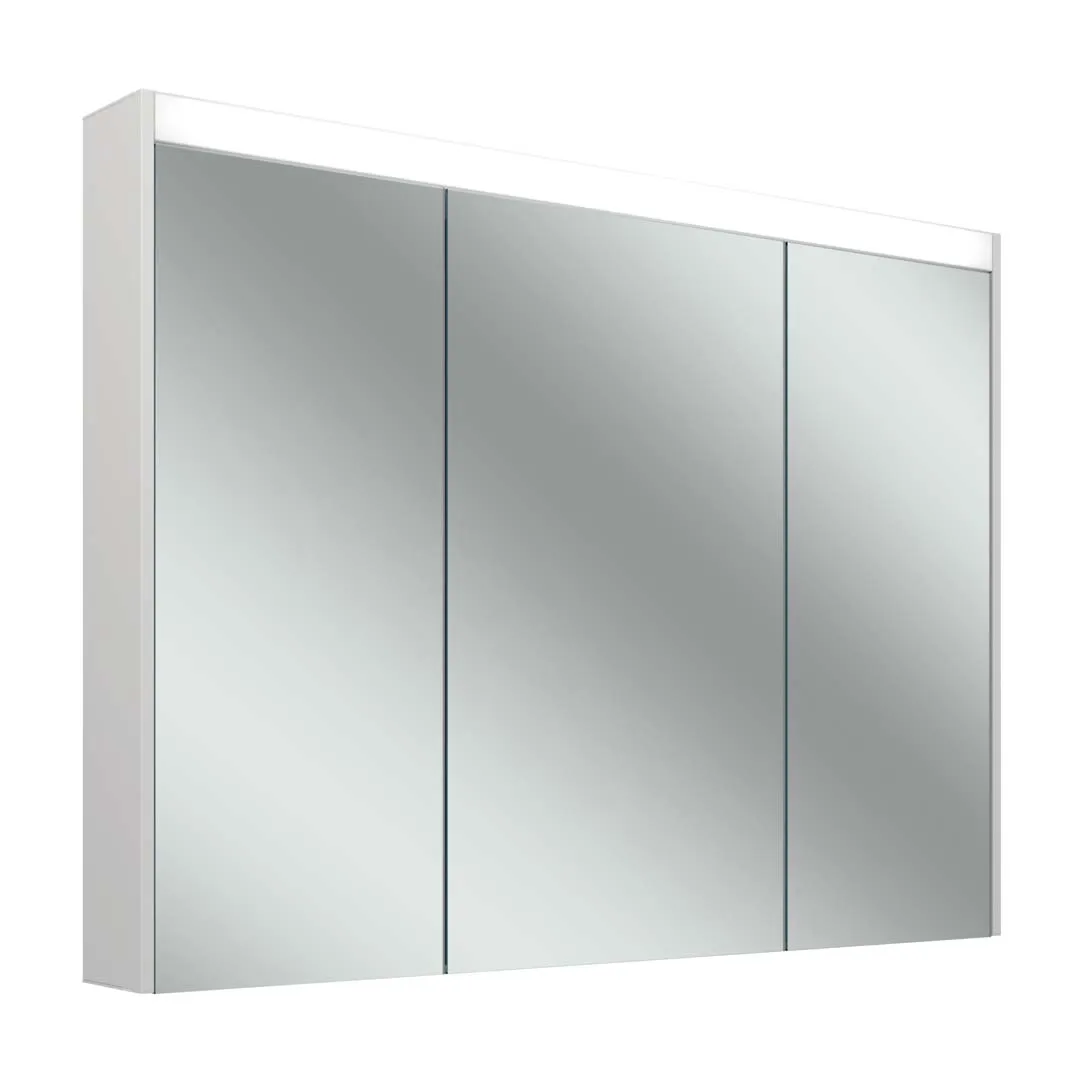 Schneider Spiegelschrank OBJECT Line Superior LED OLS1 100/3/LED – Weiß, Aluminiumkorpus, Aufputz-/Unterputzmontage Schneider Spiegelschrank OBJECT Line Superior LED OLS1 100/3/LED – Weiß, Aluminiumkorpus, Aufputz-/Unterputzmontage