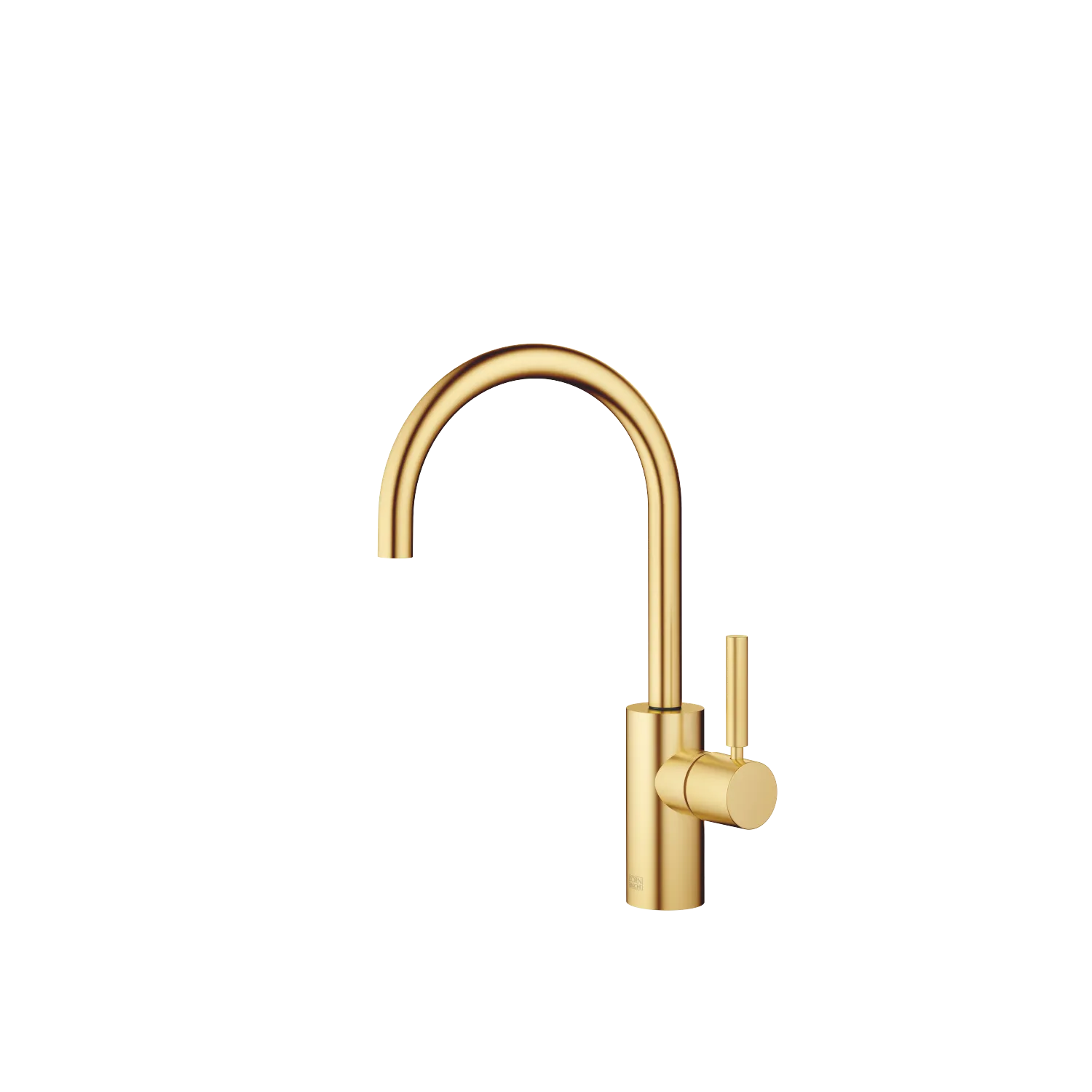 Dornbracht META Waschtisch-Einhandbatterie ohne Ablaufgarnitur, Gold gebürstet PVD, Ausladung 165 mm, Armaturenhöhe 310 mm, Bohrungsdurchmesser 35 mm