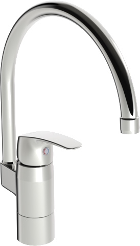 Hansa Einhebelmischer Niederdruck „Pinto“ in chrom Hansa Einhebelmischer Niederdruck „Pinto“ in chrom
