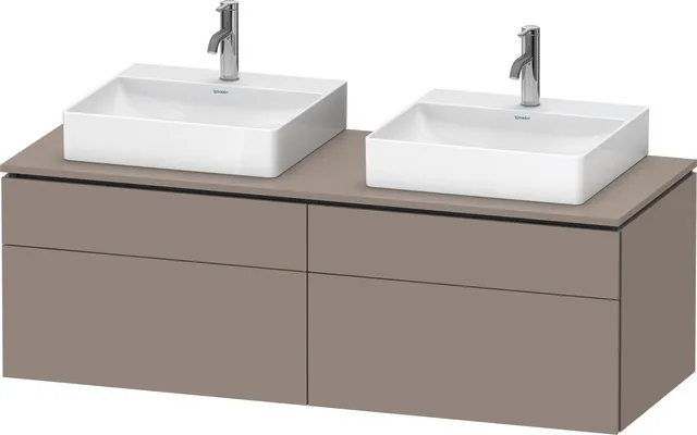 Duravit Waschtischunterschrank wandhängend „L-Cube“ 142 × 48,2 × 55 cm, links und rechts Duravit Waschtischunterschrank wandhängend „L-Cube“ 142 × 48,2 × 55 cm, links und rechts
