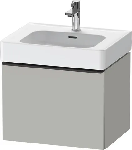 Duravit Waschtischunterschrank wandhängend „D-Neo“ 58,4 × 44 × 45,2 cm in Betongrau Matt