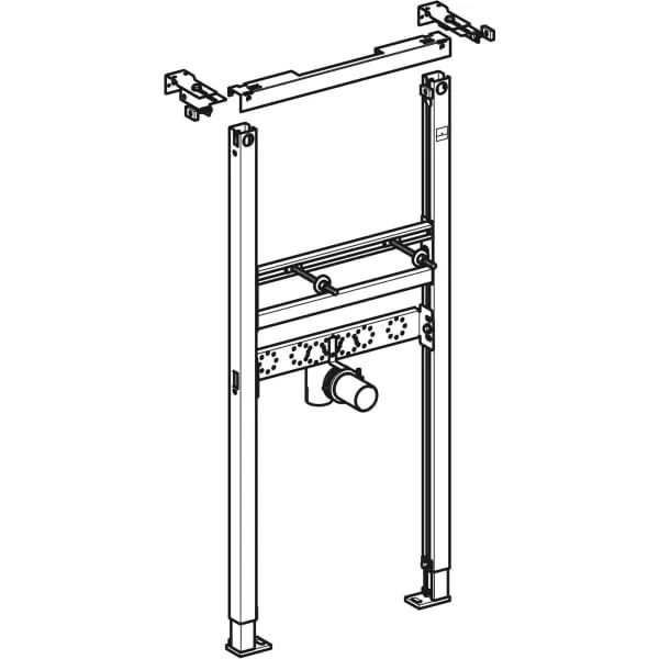 Geberit Vorwand-/Einbauelement für Waschtisch „DuofixBasic“ 1120 × 500 × 75 mm in Geberit Vorwand-/Einbauelement für Waschtisch „DuofixBasic“ 1120 × 500 × 75 mm in