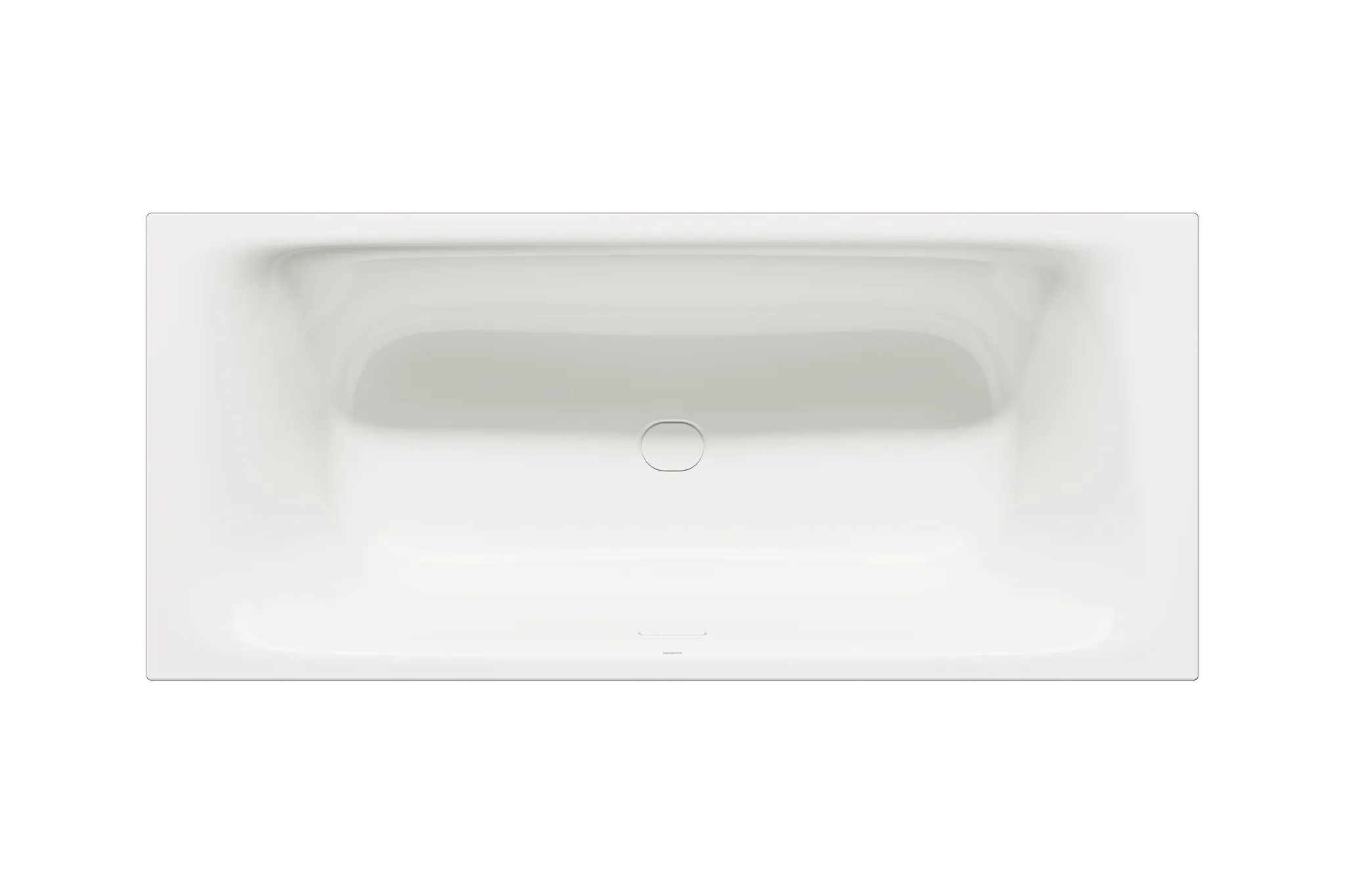 Kaldewei NUIO DUO Badewanne, alpinweiß, 1700x800 mm, mit Schallschutz, flacher Rand, großvolumiger Innenraum