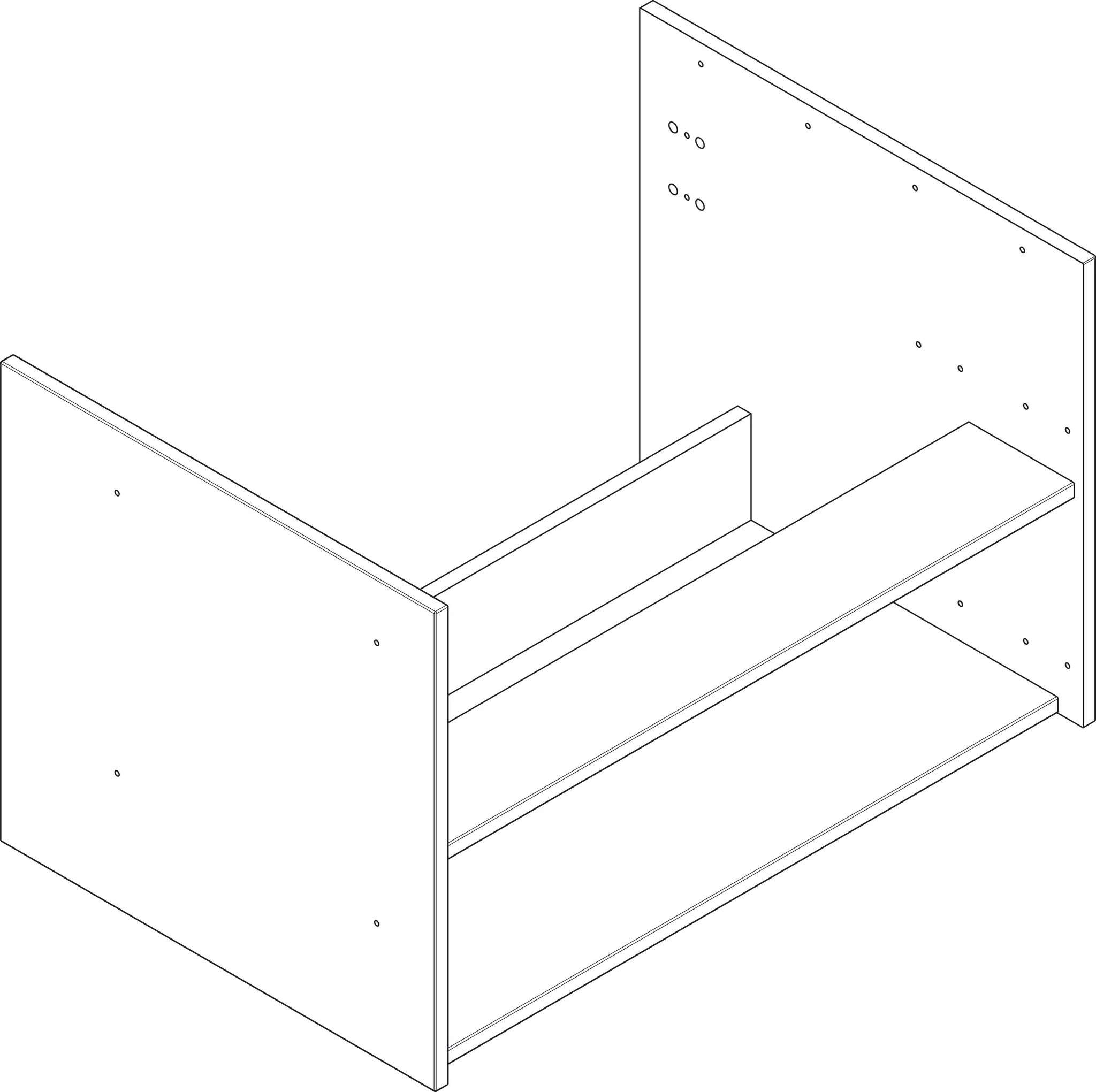Hansgrohe Korpus WXTT079 Rechts DGM inkl. Befestigungsset Hansgrohe Korpus WXTT079 Rechts DGM inkl. Befestigungsset