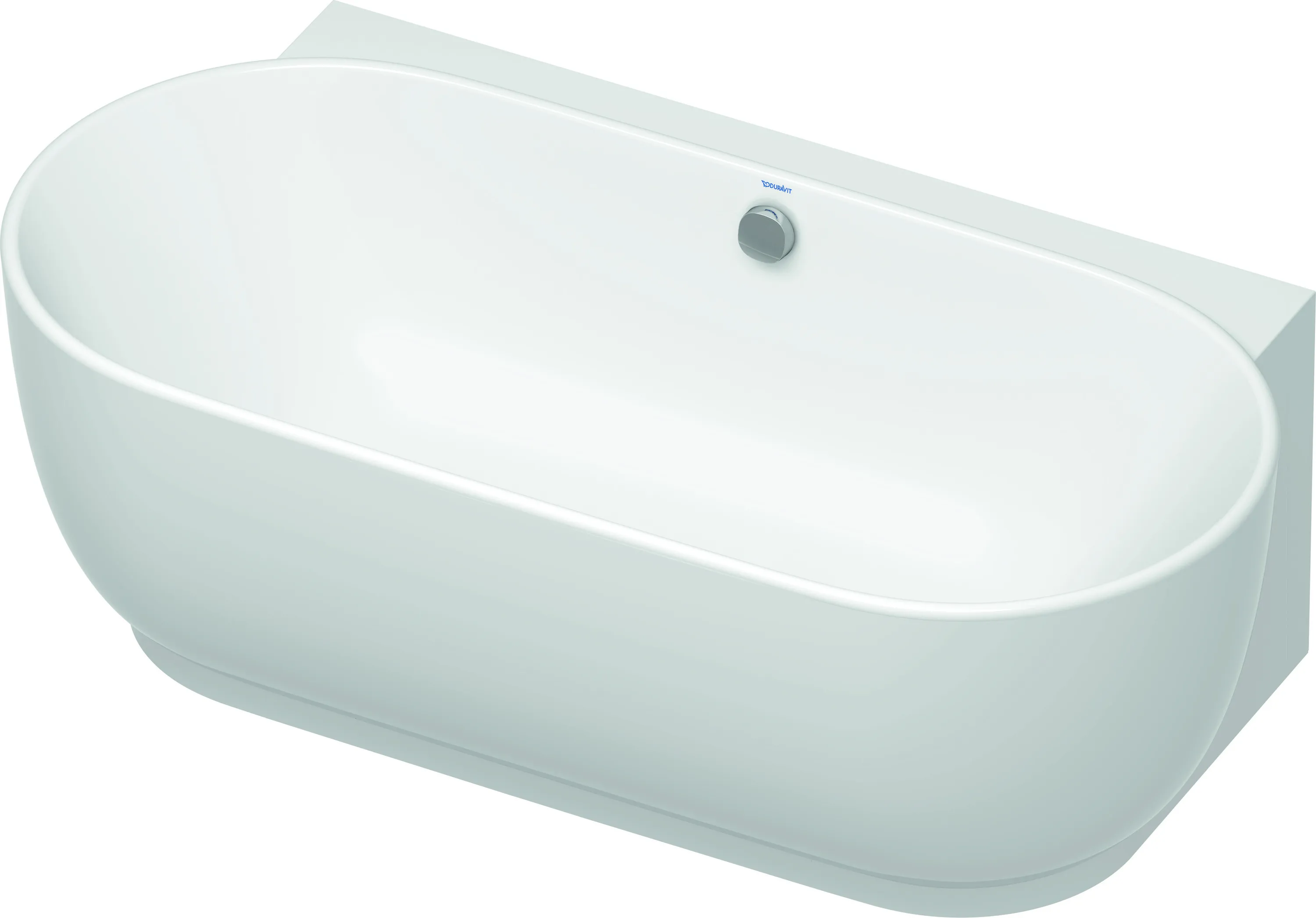 Duravit Badewanne „Luv“ vorwand oval 180 × 95 cm, mittig