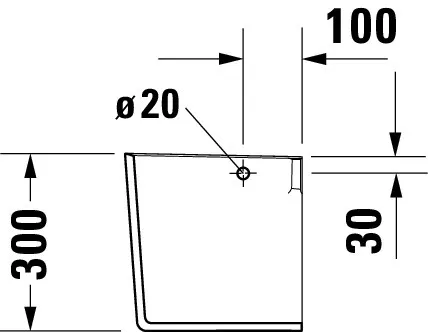 Halbsäule ME by Starck für 233565, 233560, 233555, weiß