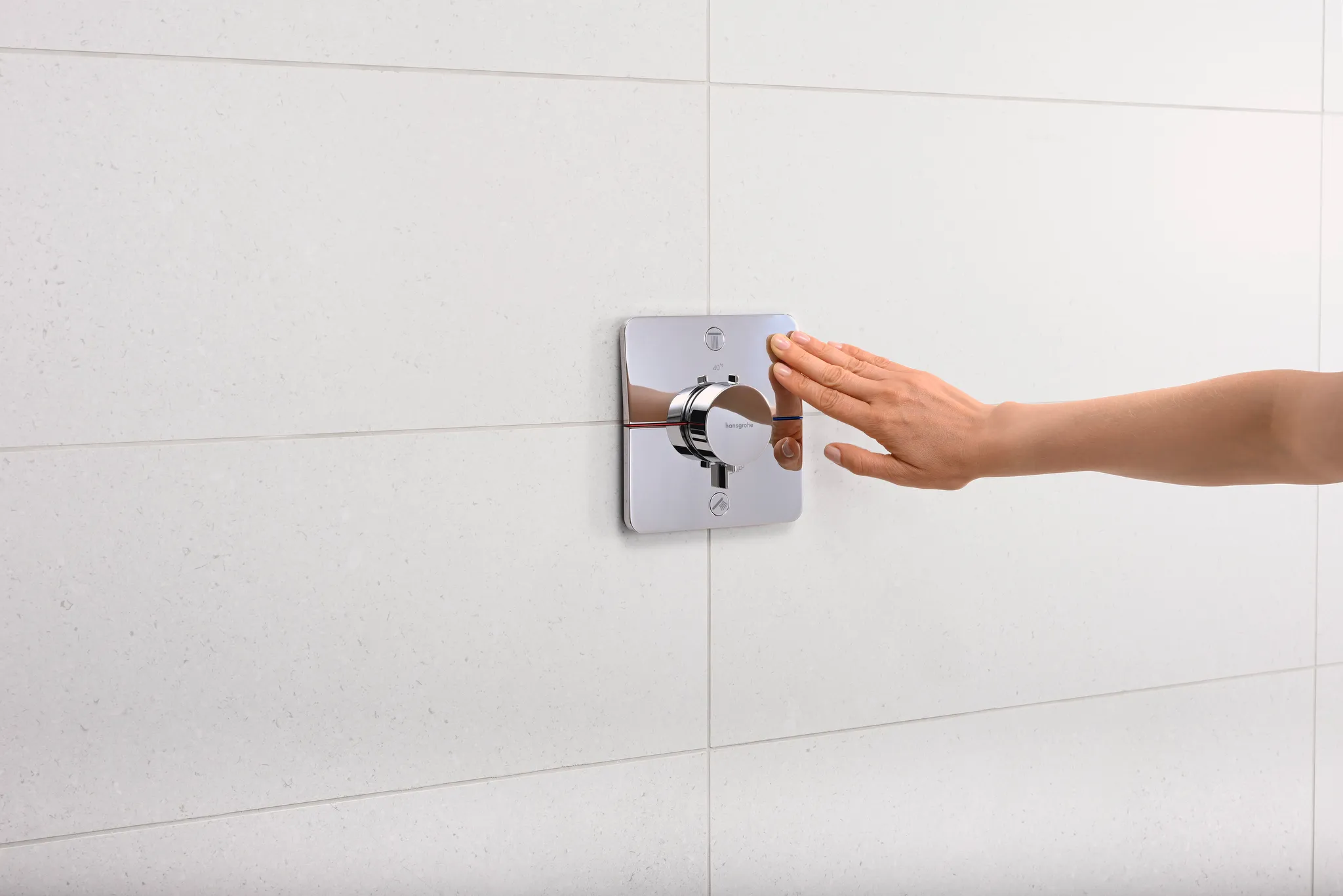 ShowerSelect Comfort Q Thermostat Unterputz für 2 Verbraucher Chrom ShowerSelect Comfort Q Thermostat Unterputz für 2 Verbraucher Chrom