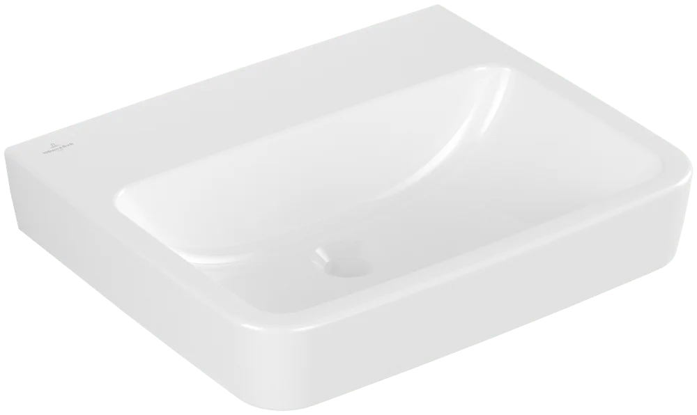 Villeroy & Boch O.novo Waschbecken 4A41MF 550x460mm Eckig Weiß Villeroy & Boch O.novo Waschbecken 4A41MF 550x460mm Eckig Weiß