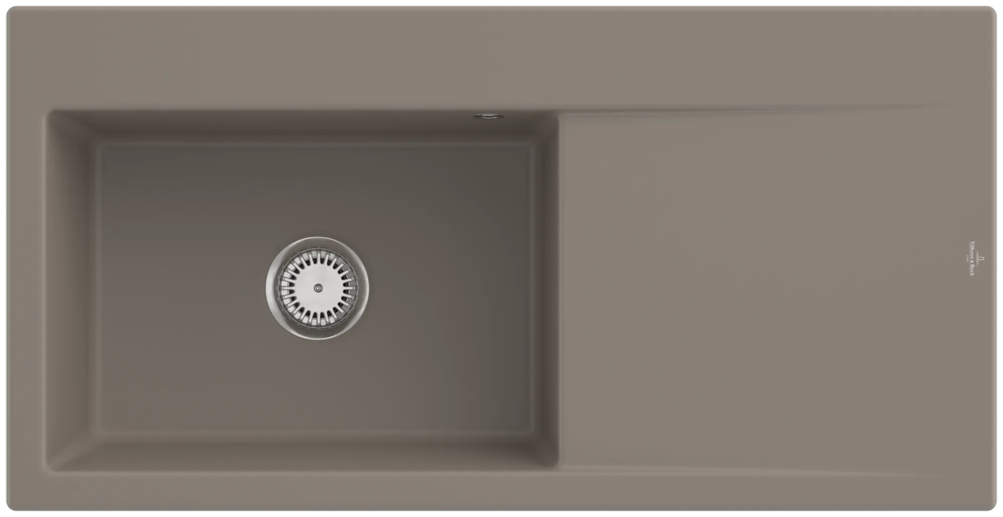 Villeroy & Boch Einbau-Küchenspülbecken „Subway Style“ 60 1000 × 510 × 220 mm, für Becken links in Timber