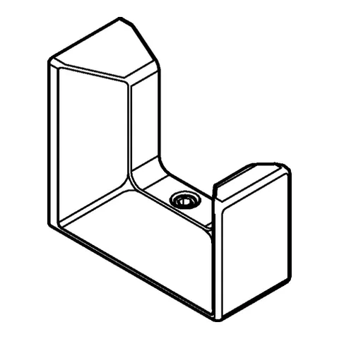 Bademantelhaken Selection Cube 40782, einfach, chrom Bademantelhaken Selection Cube 40782, einfach, chrom